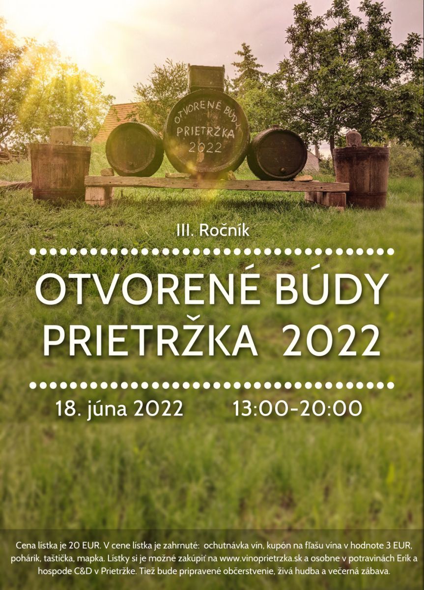 Otvorene budy Prietrzka 2022 plagat